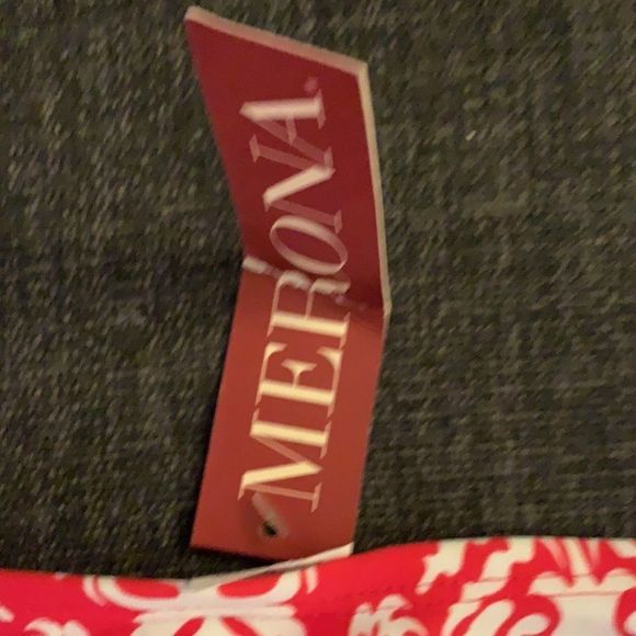 🌈5/$25 Merona red & white bandana bikini bottoms - Picture 4 of 6